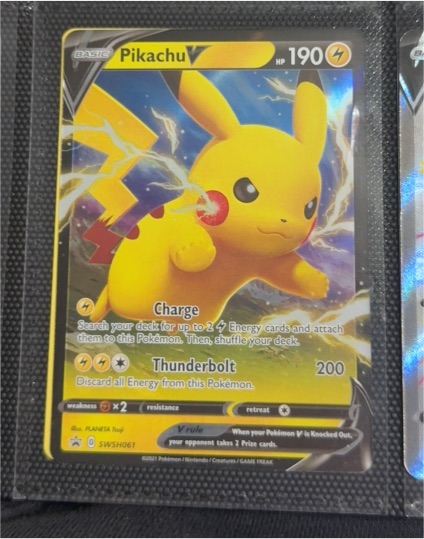 2020 Pokémon SWSH061 Pikachu V — front