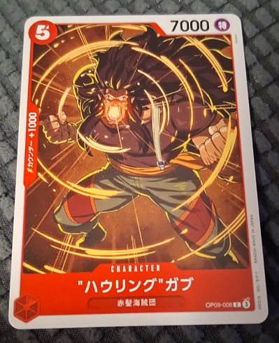 One Piece Card Game OP09-006 Howling Gab — front
