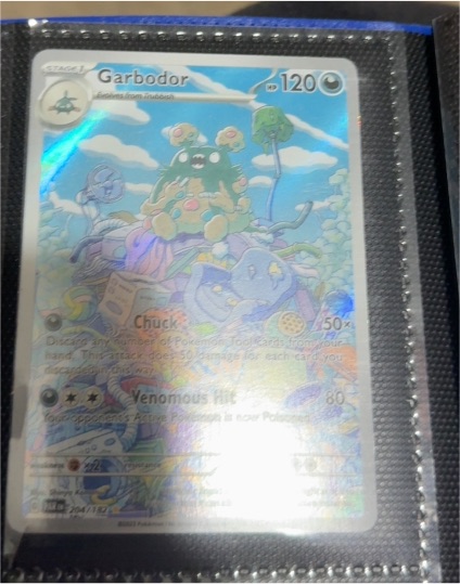 2023 Pokémon SV04 Paradox Rift #204 Garbodor — front