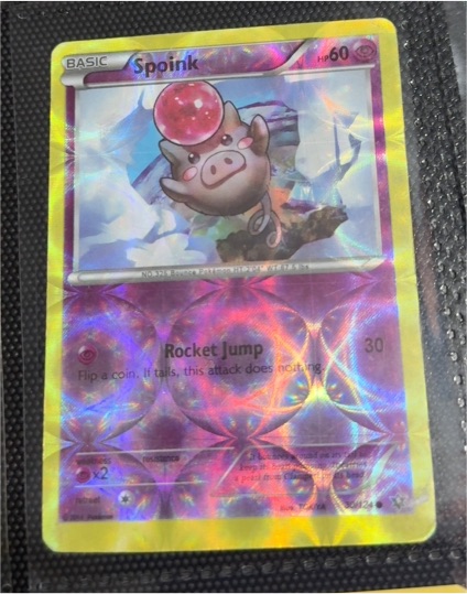 2016 Pokémon XY Fates Collide #30 Spoink — front