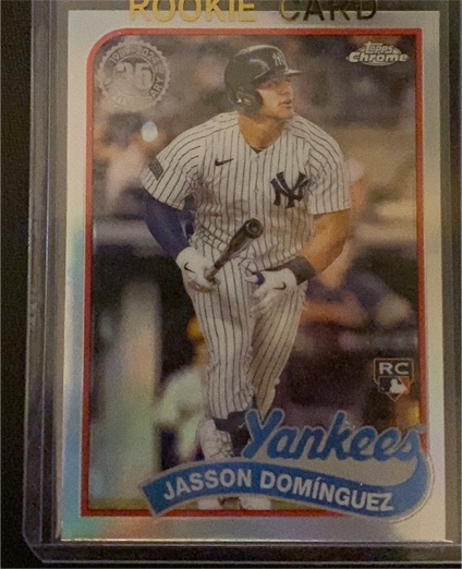 2024 Topps Chrome 35th Anniversary #89CB-12 Jasson Dominguez — front
