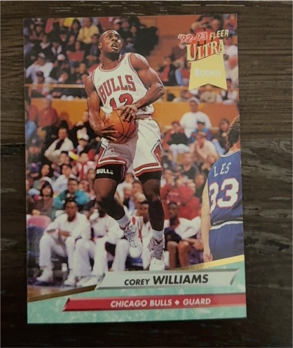 1992-93 Fleer Ultra #238 Corey Williams — front