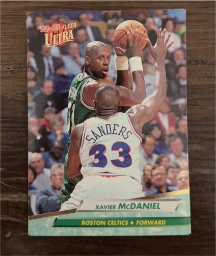 1992-93 Fleer Ultra #229 Xavier McDaniel — front