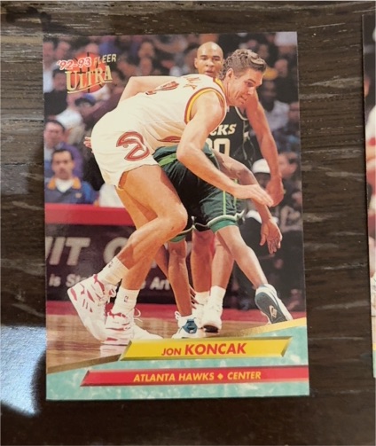 1992-93 Fleer Ultra #225 Jon Koncak — front