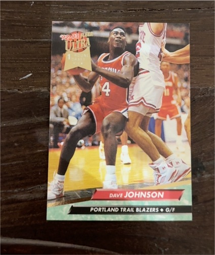 1992-93 Fleer Ultra #198 Dave Johnson — front