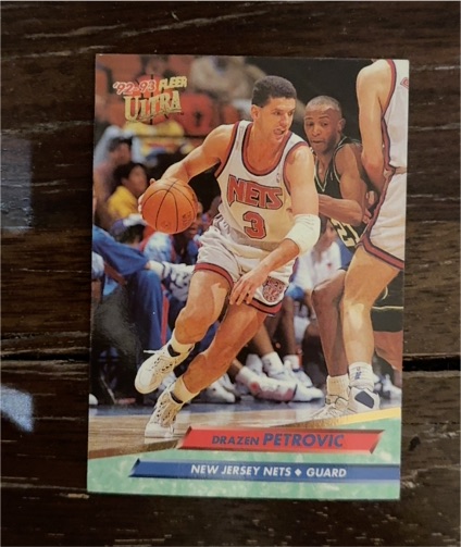 1992-93 Fleer Ultra #120 Drazen Petrovic — front