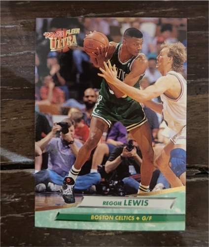 1992-93 Fleer Ultra #13 Reggie Lewis — front