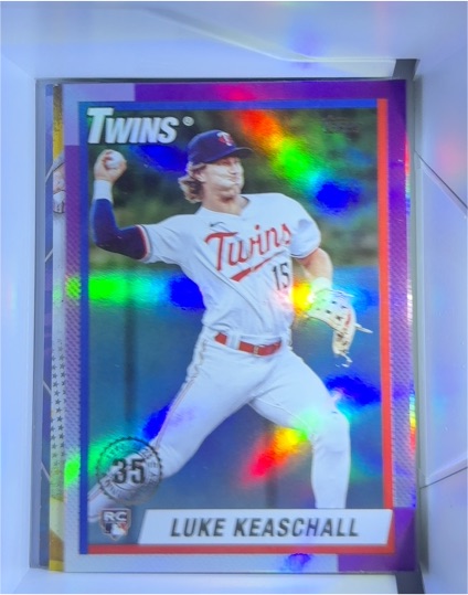 2025 Topps Update Series 1990 #U90-1 Luke Keaschall — front