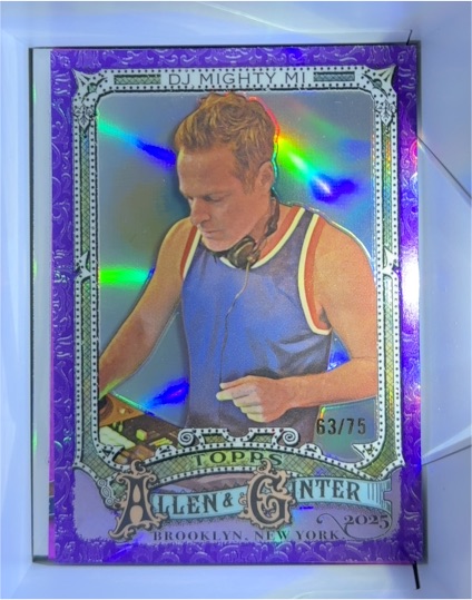 2025 Topps Allen & Ginter #289 DJ Mighty Mi — front