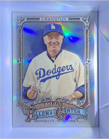 2025 Topps Allen & Ginter #209 Bryan Cranston — front