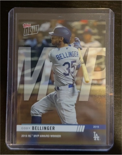 2019 Topps Now #AWB-6 Cody Bellinger 2019 NL MVP Bonus Card — front