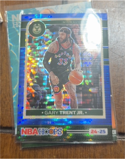 2024-25 Panini NBA Hoops #24-25 Gary Trent Jr. — front