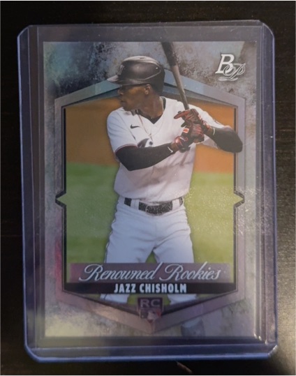 2021 Bowman Platinum #RR-14 Jazz Chisholm Renowned Rookies — front
