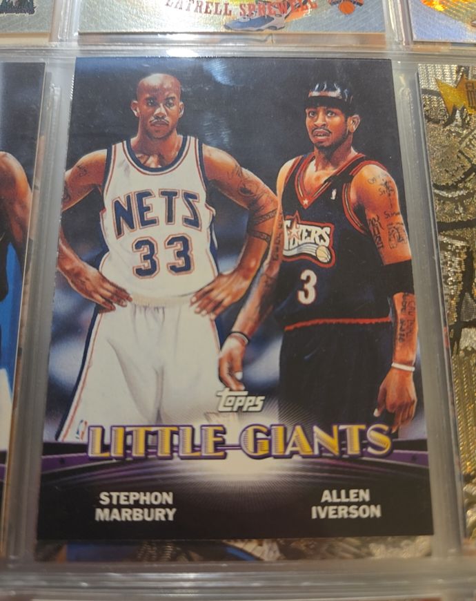 2000 Topps Little Giants #TC2 Stephon Marbury and Allen Iverson — front