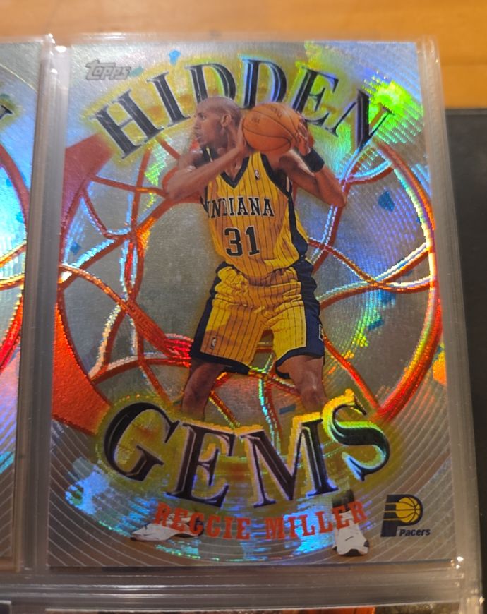 2000-01 Topps #HG6 Hidden Gems Reggie Miller — front