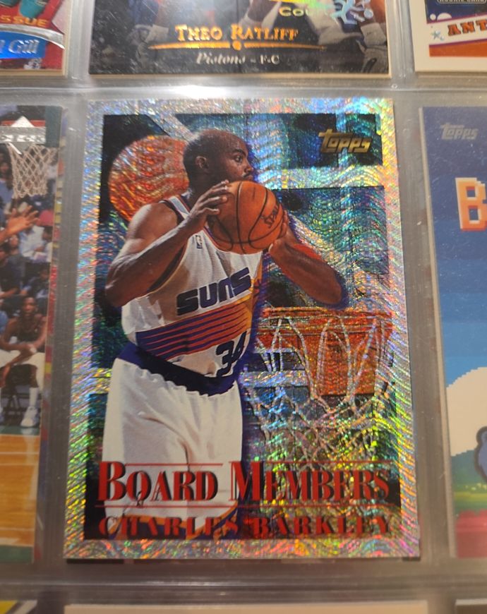 1996-97 Topps Season's Best Board Members #9 Charles Barkley — front