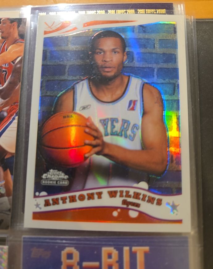 2005-06 Topps Chrome #257 Anthony Wilkins Rookie Card — front