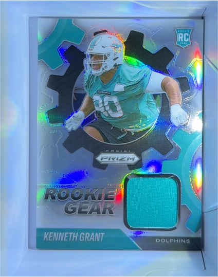 2025 Panini Prizm #RGR-KGT Kenneth Grant Rookie Gear — front
