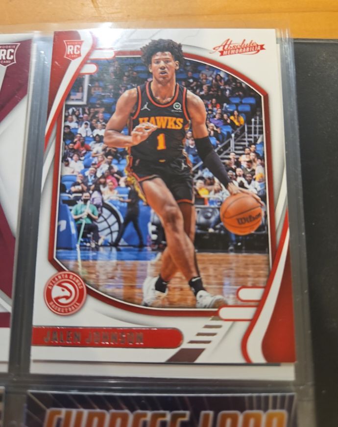 2021-22 Panini Chronicles Absolute #207 Jalen Johnson RC Atlanta Hawks — front
