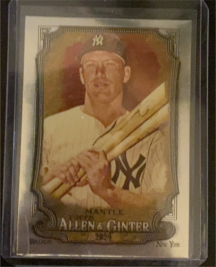 2024 Topps Allen & Ginter #142 Mickey Mantle — front