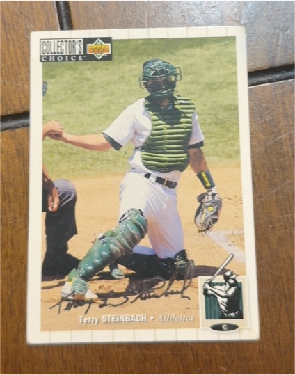 1994 Upper Deck Collector's Choice #267 Terry Steinbach — front