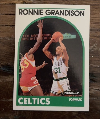 1989-90 Hoops #248 Ronnie Grandison Boston Celtics — front