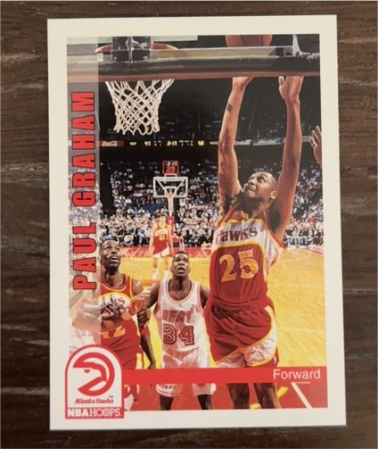 1992-93 NBA Hoops #4 Paul Graham — front