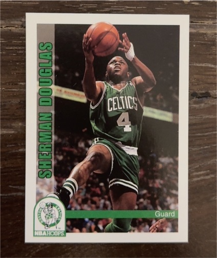 1992-93 NBA Hoops #12 Sherman Douglas — front