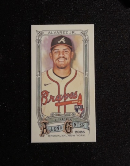 2025 Topps Allen & Ginter Mini #201 Nacho Alvarez Jr. — front