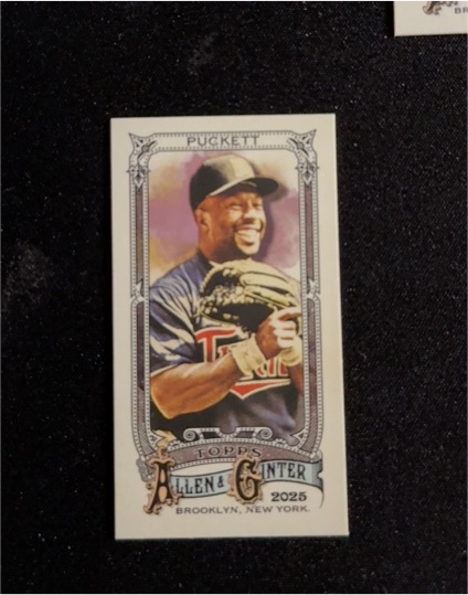 2025 Topps Allen & Ginter #329 Kirby Puckett — front