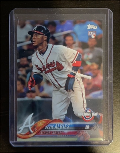2018 Topps Opening Day #13 Ozzie Albies — front