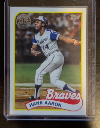 2024 Topps Series 2 - 1989 Topps Baseball #89B2-2 Hank Aaron — front