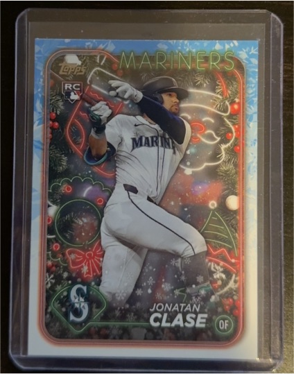 2024 Topps Holiday #H14 Jonatan Clase — front