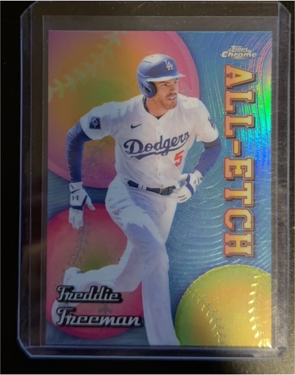 2024 Topps Chrome Update #CAEU-4 Freddie Freeman All-Etch Dodgers — front