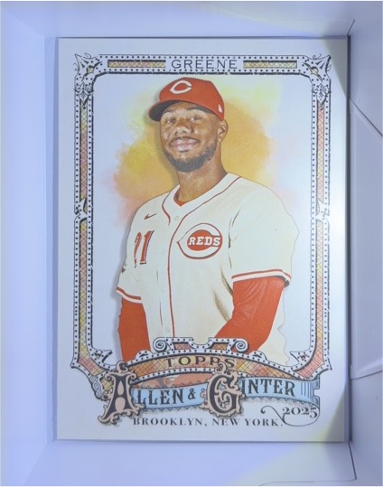 2025 Topps Allen & Ginter #188 Hunter Greene — front