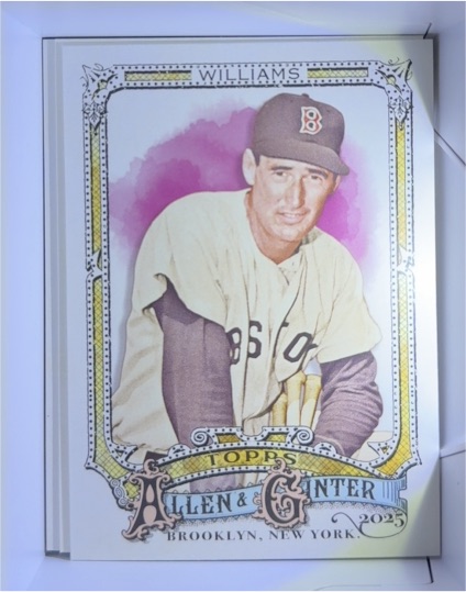 2025 Topps Allen & Ginter #48 Ted Williams — front