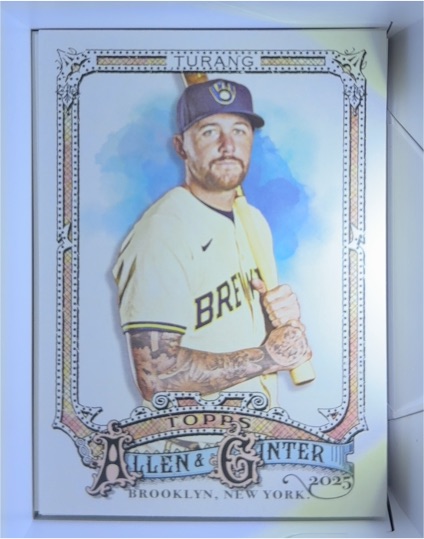 2025 Topps Allen & Ginter #222 Brice Turang — front