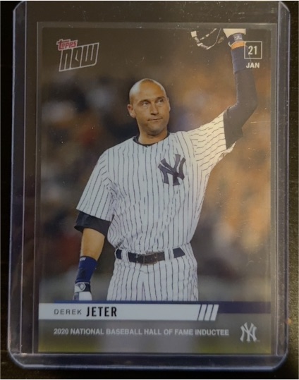 2020 Topps Now #OS-59 Derek Jeter — front