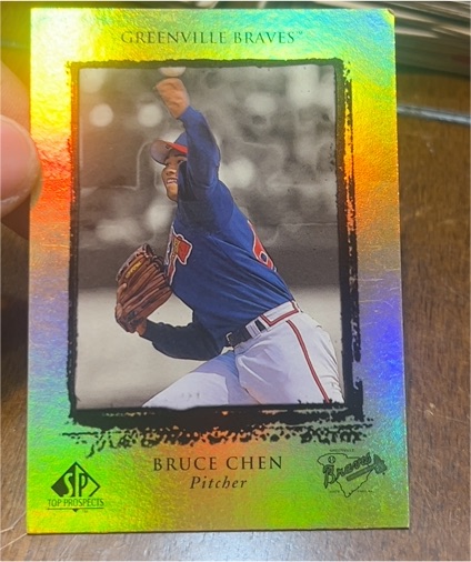 1999 Upper Deck SP Top Prospects #27 Bruce Chen — front