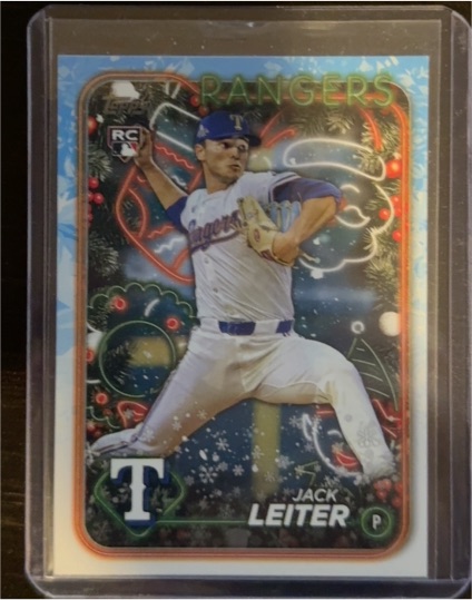 2024 Topps Holiday #H155 Jack Leiter — front
