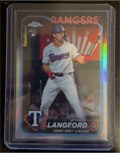 2024 Topps Chrome Update #USC35 Wyatt Langford — front