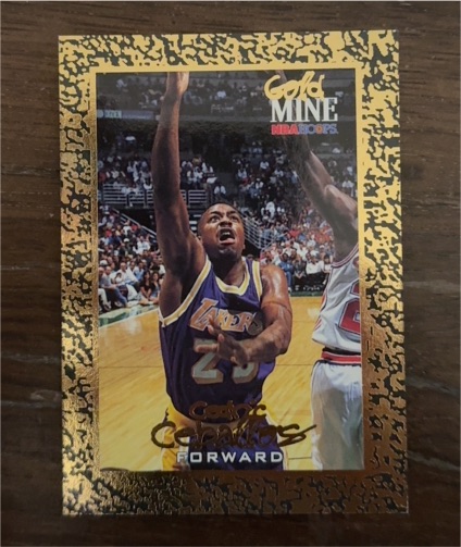 1995 Skybox NBA Hoops Gold Mine #440 Cedric Ceballos — front
