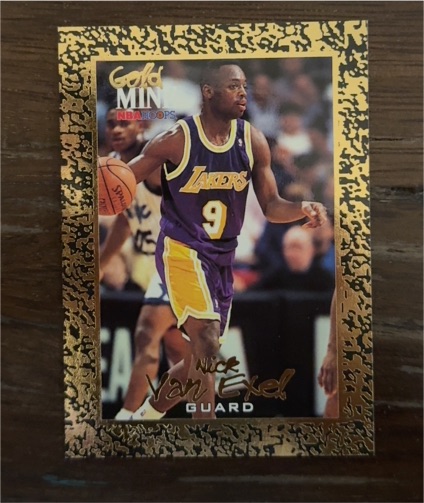1995 Skybox NBA Hoops #442 Nick Van Exel Gold Mine — front