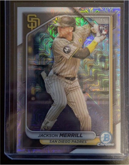 2024 Bowman Chrome #27 Jackson Merrill — front