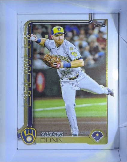 2025 Topps Update #US169 Oliver Dunn — front