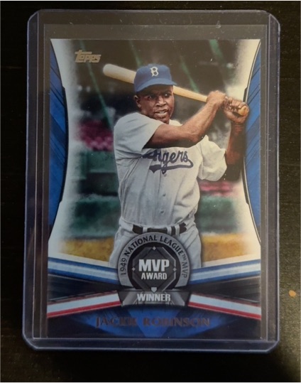 2017 Topps Update #MVP-12 Jackie Robinson MVP Award Winner — front