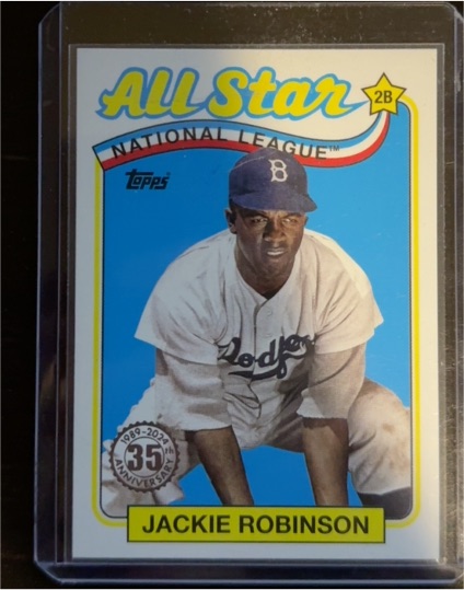 2024 Topps Series 2 1989 Topps All-Star #89ASB-44 Jackie Robinson — front