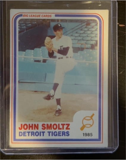 1985 Big League Cards John Smoltz Detroit Tigers — front