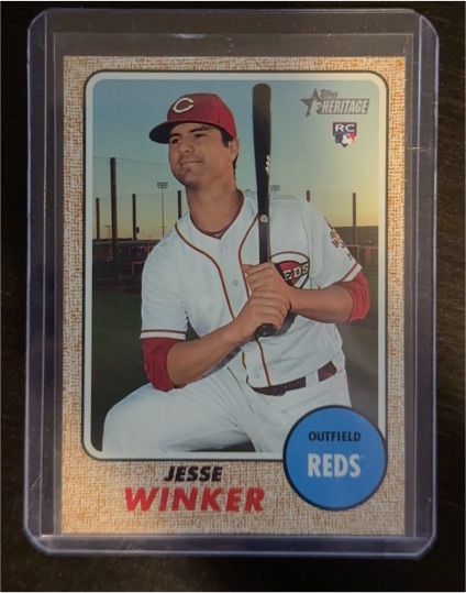 2017 Topps Heritage #517 Jesse Winker — front