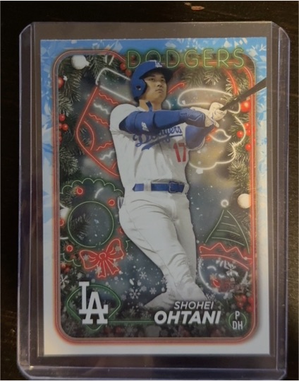 2024 Topps Holiday #H1 Shohei Ohtani — front